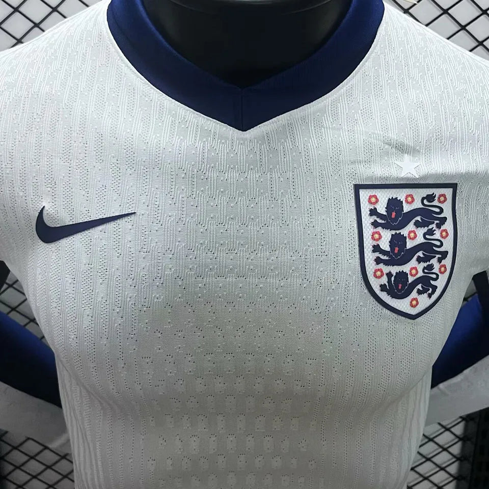 2024 Euros England Home Player Version Long Sleeve Football Shirt