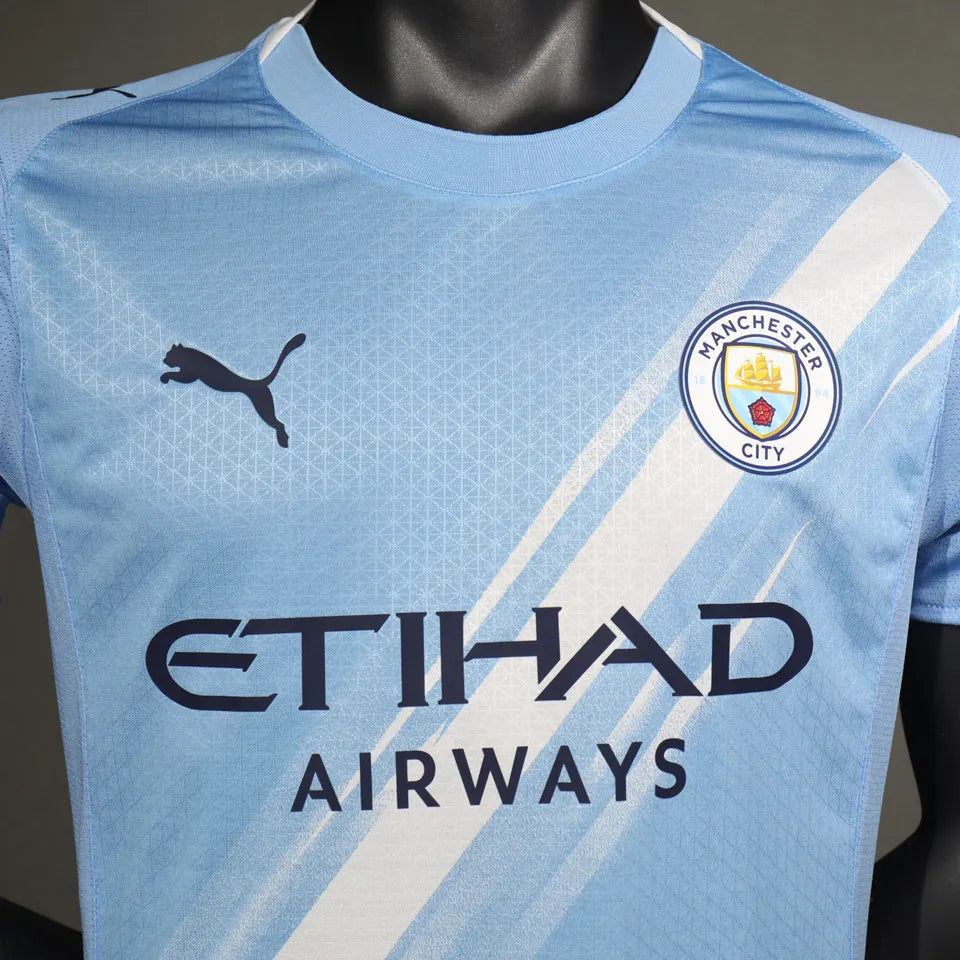 2025/26 Manchester City Home Player Version Football Shirt
