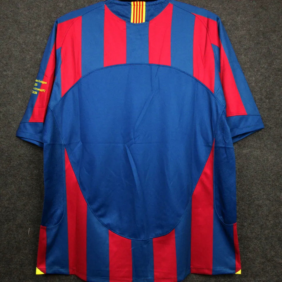 2005/06 Barcelona UCL Final Retro Football Shirt