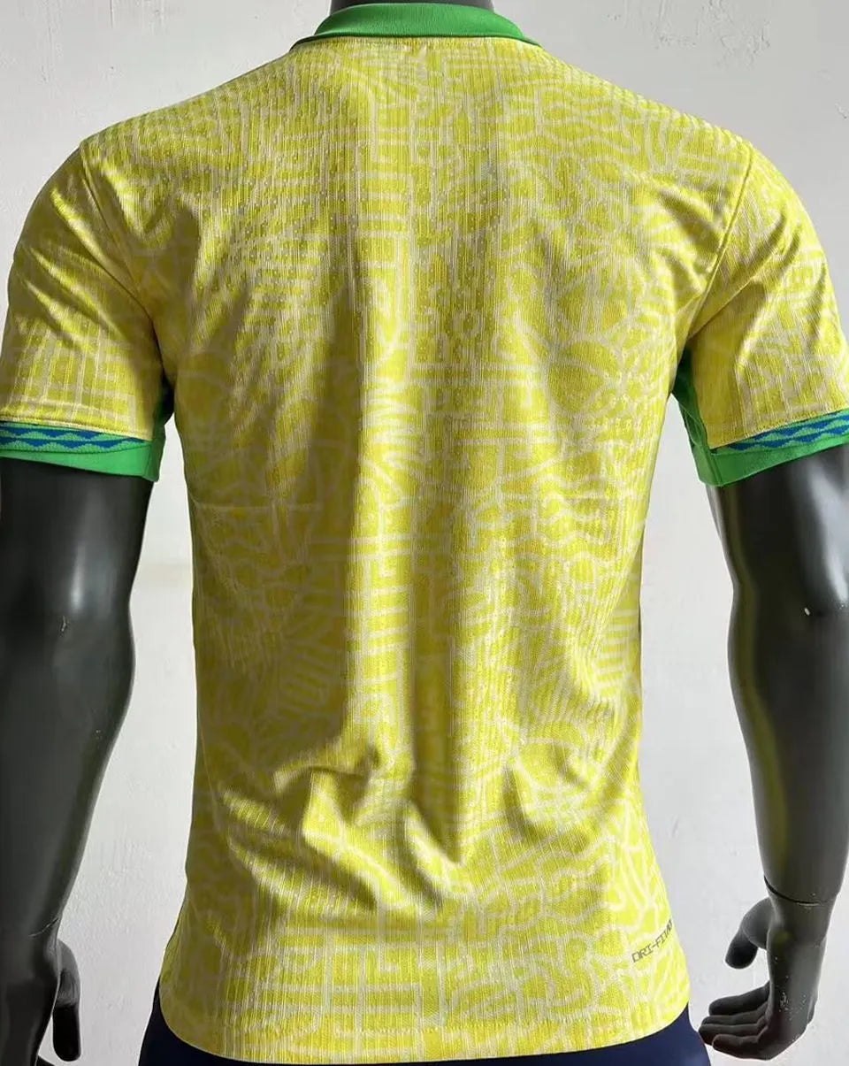 2024 Copa America Brazil Home Player Version Football Shirt
