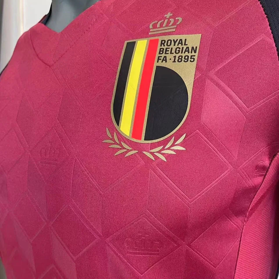 2024 Euros Belgium Home Player Version Football Shirt
