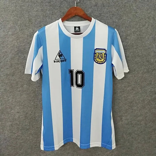 1986 Argentina Home Retro Football Shirt