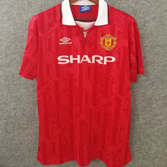 1992/94 Manchester United Home Retro Football Shirt