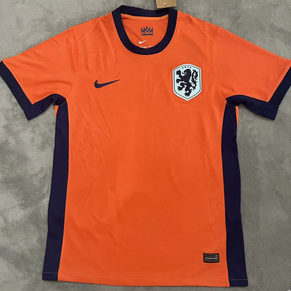 2024 Euros Netherlands Home Football Shirt
