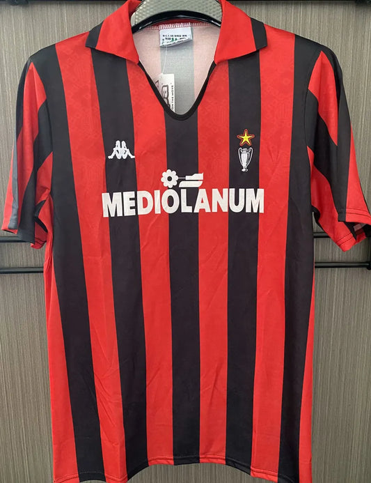 1989/1900 AC Milan Home Retro Football Shirt