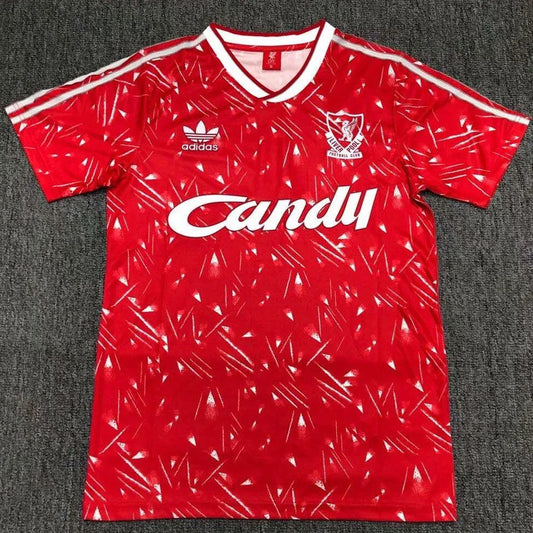 1989/91 Liverpool Home Retro Football Shirt