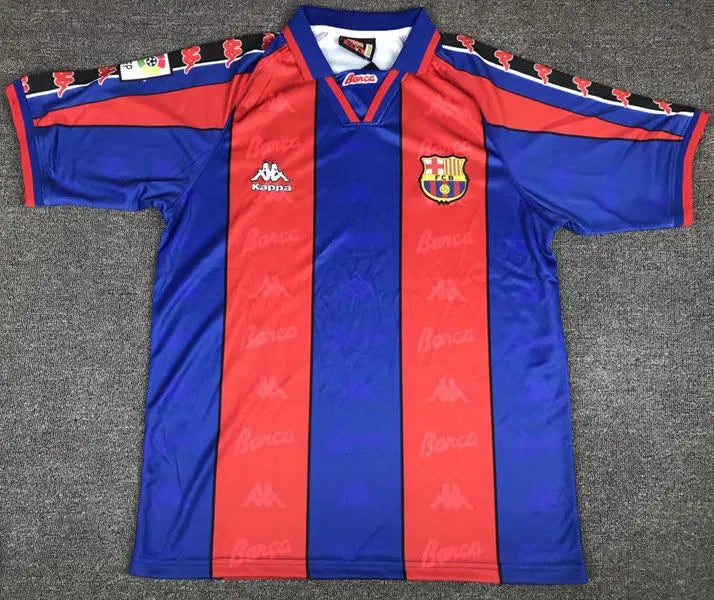 1996/97 Barcelona Home Retro Football Shirt