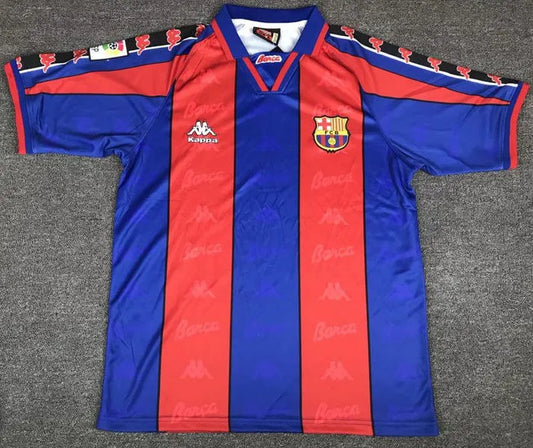 1996/97 Barcelona Home Retro Football Shirt