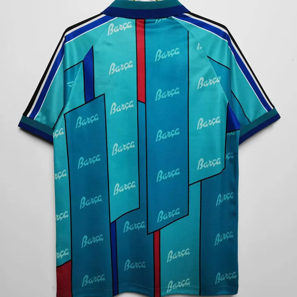 1996/97 Barcelona Away Retro Football Shirt