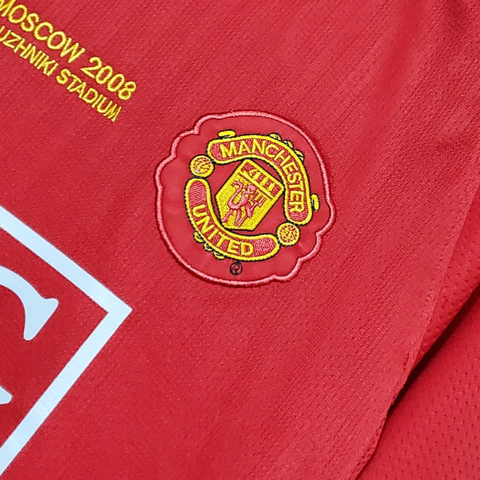 2007/08 Manchester United Home Retro Football Shirt