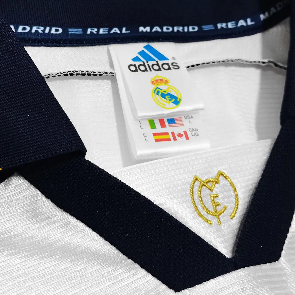 1999/2000 Real Madrid Home Retro Football Shirt