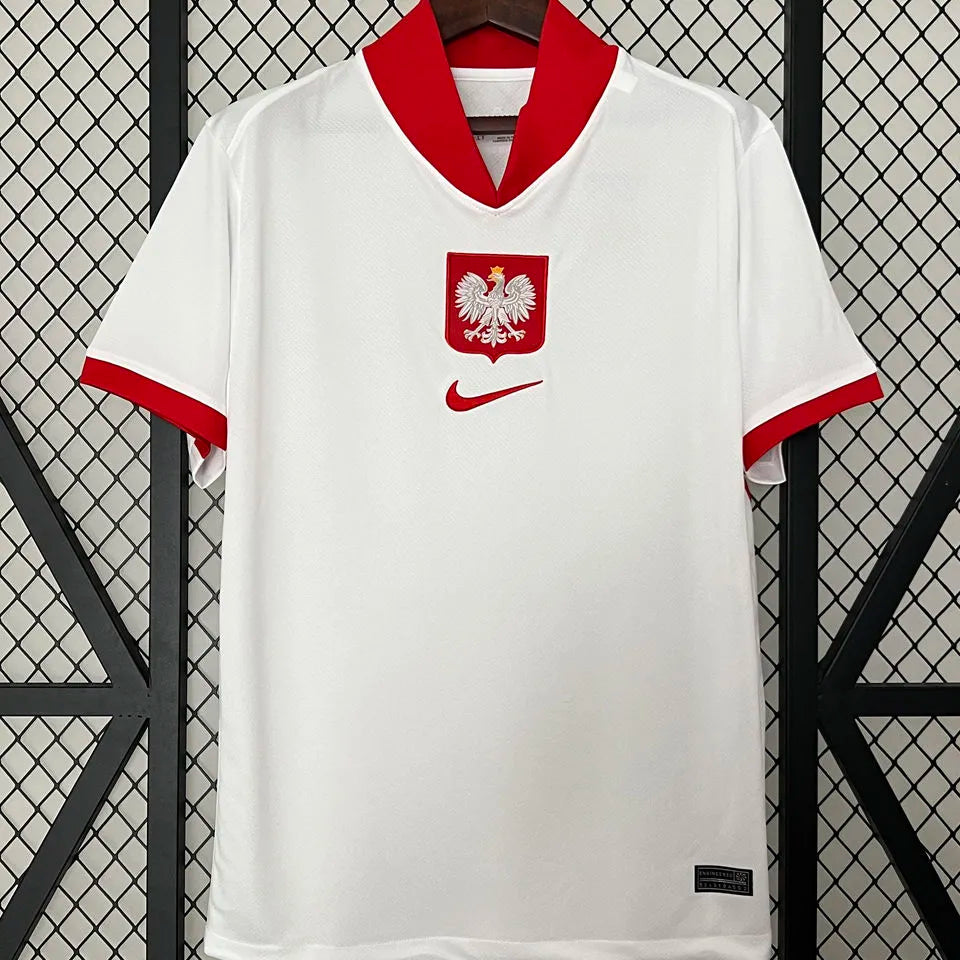 2024 Euros Poland Home Football Shirt