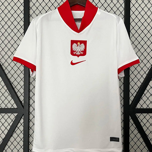 2024 Euros Poland Home Football Shirt